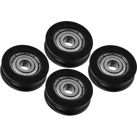 Roue De Rainure U Type Roulement Poulie Pour Porte Coulissante Et Fenêtres Quincaillerie De Fenêtres Poulie Cm (1/5)