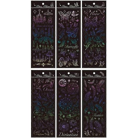Laser-butterfly Stickers Waterproof Adhesive Stickers For Diy Scrapbook Laptops (1/4)