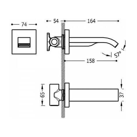 Bec cascade Chrome - TRES 20718107 (1/3)