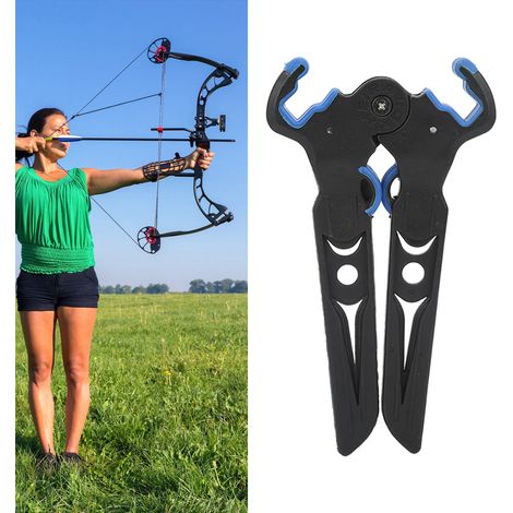 Support de Tir à l'Arc Mini avec Poulie Composite et Caoutchouc pour Activités Extérieures (1/5)