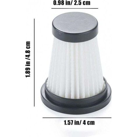 3 pièces filtres HEPA pièces de rechange pour aspirateur sans fil Moosoo K12 K12 PRO K13 pour Genius Invictus One 1.0 X7/2.0 accessoires pour aspirateur à main filtre (1/4)