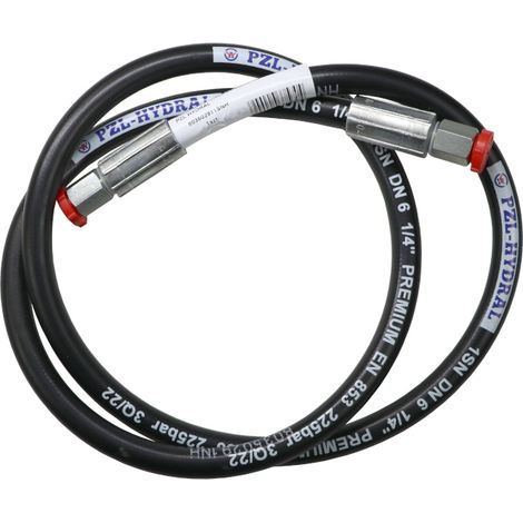 Flexible hydraulique 225 bar DN06-1SN L-1250 (803502901, 80350291) pour manomètres C-385 22,5 MPa (1/2)