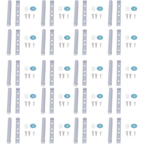 20 Pièces Dispositif de Rebond Porte Placard, Outils Quincaillerie pour Portes Coulissantes Armoire (1/5)