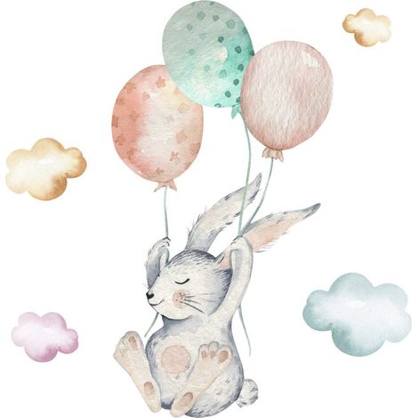 Tableau sur toile lapinou 30x30 cm - Impression sur Toile Murale Décorative - Image imprimée en HD sur Toile - Toile sur Châssis en Bois FSC - Fabriqué en France (1/4)