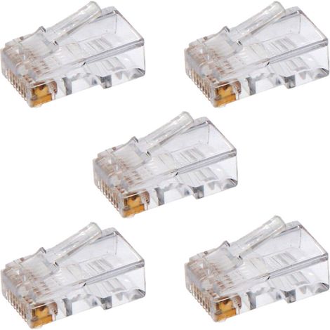 Spina Telefonica 8 Poli ADSL Cat.5 (5 unità) (Imballata) (1/2)