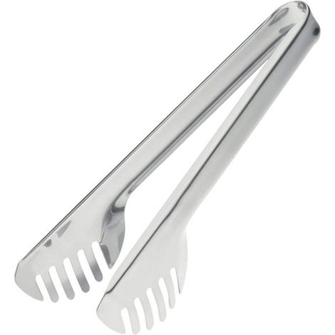 Pinza per insalata e spaghetti, pratica, 1 pezzo, acciaio inox, 23,8 cm (1/5)