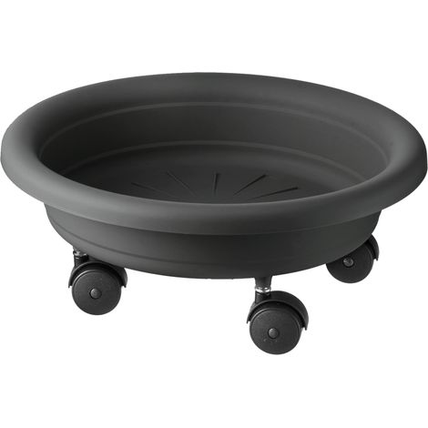 SOTTOVASO LAMPO CON RUOTE D.28 FERRO (1/4)
