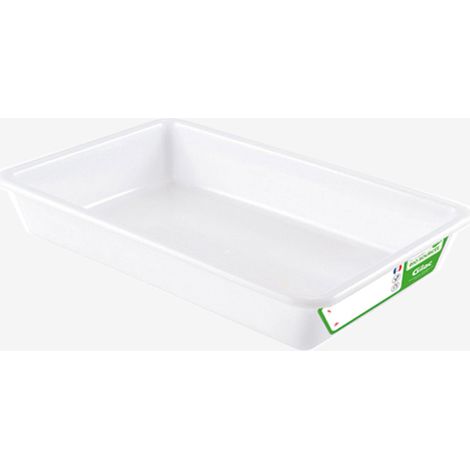 Bac Plat Biosourcé Blanc - Gilac