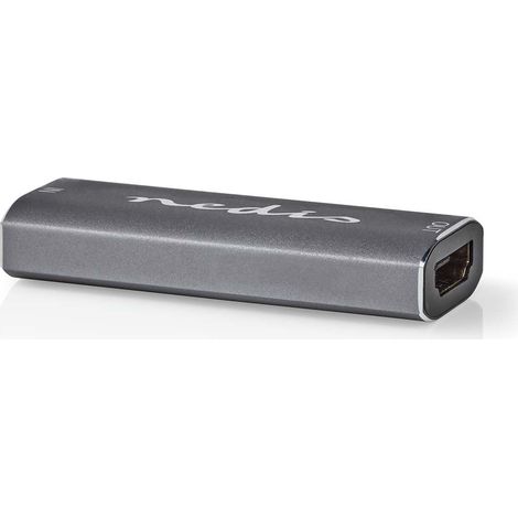 Repetidor hdmi 250 metros 8k60hz 48 gbps aluminio antracita