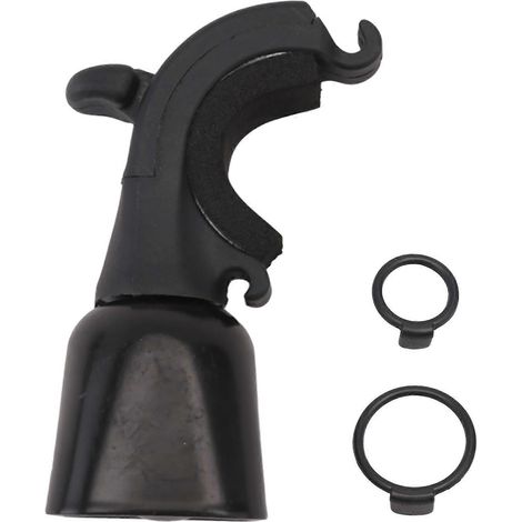 Sonnette de vélo d'extérieur Shanmashi, sonnette créative en forme de tête de taureau, accessoire pour VTT et draisienne, noir (1/5)