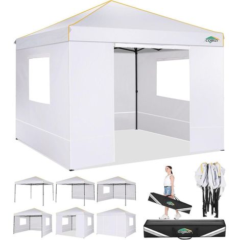 COBIZI Pavillon 3x3 Wasserdicht Stabil Faltpavillon Pop Up Partyzelt Strand (1/5)