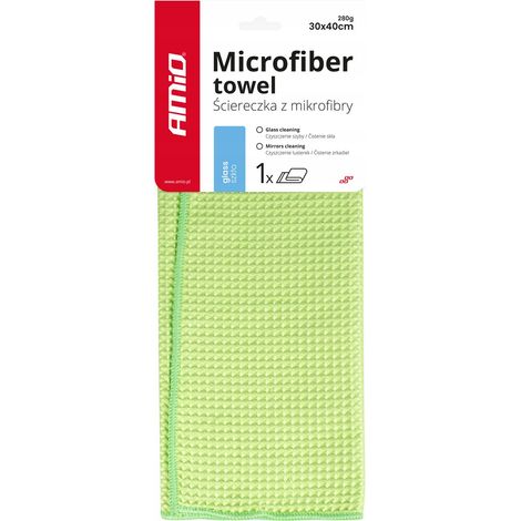 Paño de microfibra tipo gofre para cristales de ventanas, 30x40cm, 280g (1/3)