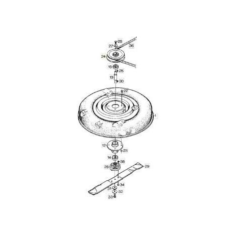 Cinghia PTO per Raccolta 2017 ORIGINALE STIGA - 1134-9204-01