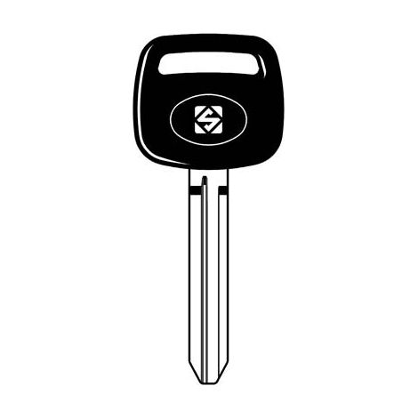 Chiave Auto Toyota TOY43RP Silca Ottone Nichelato 2 Pezzi