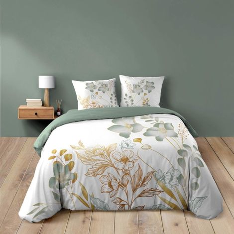 Housse de couette 240x220 + 2 taies LOLITA 100% coton (1/5)