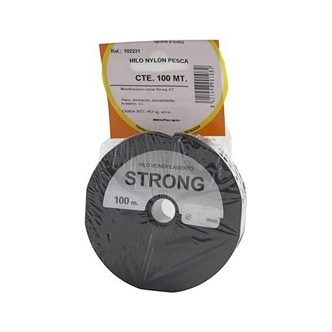 WURKO hilo pesca 0.30 mm resistencia 6,2 kg 100mt , Hilo de nylon de pesca 0.30mmCarrete de 100 metrosResistencia 6,20 KgTransparenteIndicado para naútica,decoració (1/2)