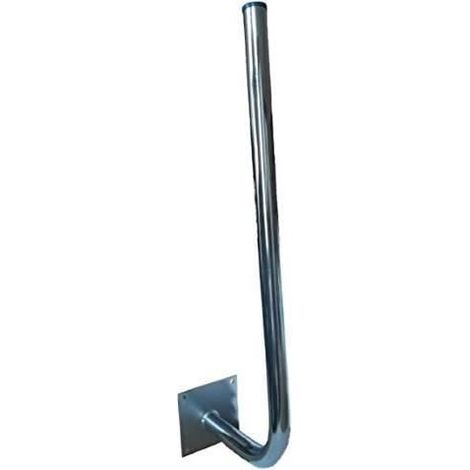 Support Mural - LOW COST MOBILE - Bras coudé - Hauteur 75 cm - Déport 25 cm - Diamètre 38 mm