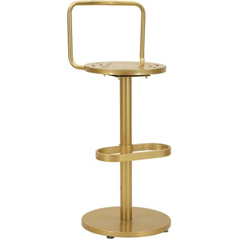 Tabouret de Bar en Métal "Tixy" 94cm Or (1/5)
