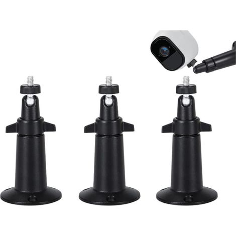 Support mural en 3 parties pour caméras de sécurité, supports réglables pour caméras de sécurité intérieures/extérieures, compatible avec les caméras Arlo.