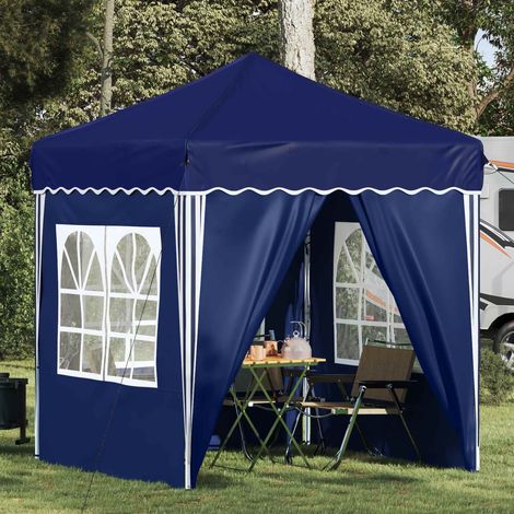 Pop-up Partyzelt Blau 195 x 195 x 245 cm Oxford-Stoff