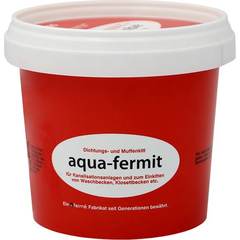 Aqua Fermit - Dichtungs- und Muffenkitt zähelastisch- 500 g Dose