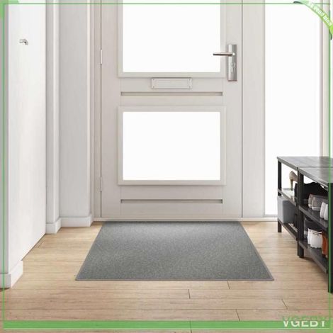 42011380 Tapis Couloir Gris clair 100 x 200 cm 100% Polypropylène (1/5)