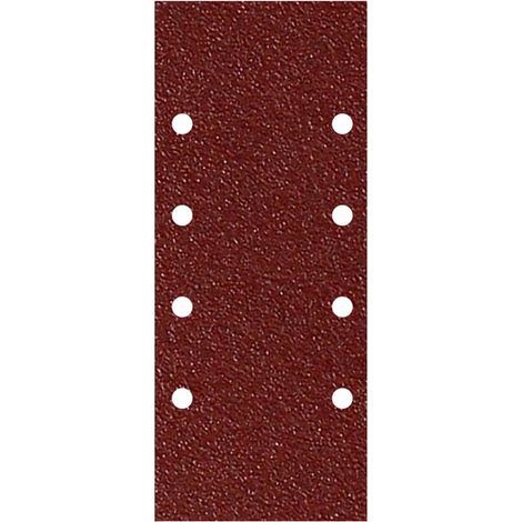 Recharges de papier de verre avec Velcro 93x228 mm avec trous Grain 40 (10 pièces)