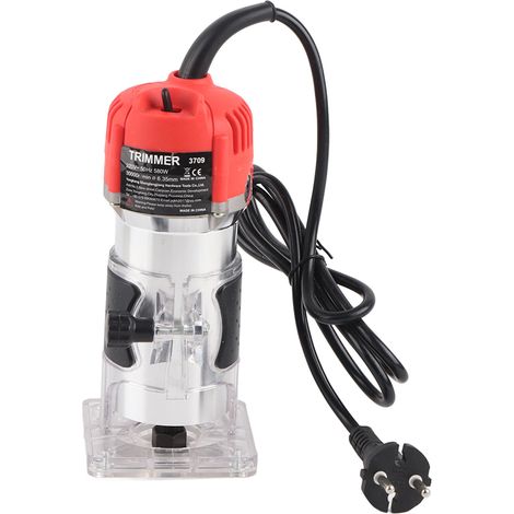 Outil de rabotage/défonceuse électrique à main 220 V, 30 000 tr/min, pour laminage du bois (prise UE), 580 W (1/5)