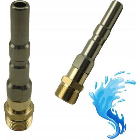 Adaptateur M22x1,5 - Raccord Haute Pression - Pour Nettoyeurs Avec Connecteur Rapide Kranzle Et Rondelles Nilfisk - Laiton - 1 Pièce