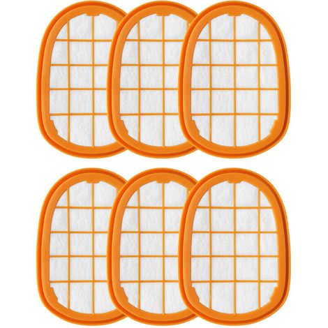 Paquete de 6 filtros para aspiradoras de mano Philips SpeedPro Max Aqua FC6812 FC6813 FC6822 FC6826 Filtro universal, pieza de repuesto FC5005/01 Filtros de repuesto para accesorios Philips - Crezuo (1/4)