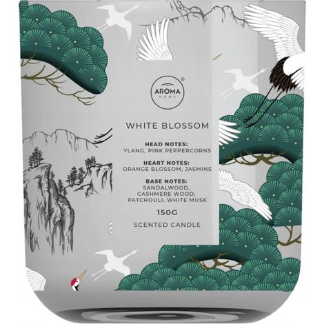Aroma Home Duftkerze „Wild Blossom“ im Glas, 150 g
