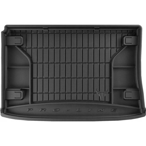 Tappetino per bagagliaio in gomma con inserto in moquette per FIAT 500L 2012-2022 TM d (1/5)