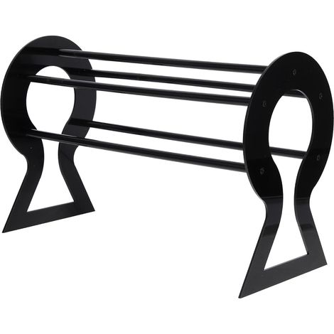 Organisateur de Bandeau et Support de Bracelet en Acrylique Noir pour Filles et Mères, Rangement Pratique de Bijoux sur Coiffeuse, Design Compact et Élégant (1/5)