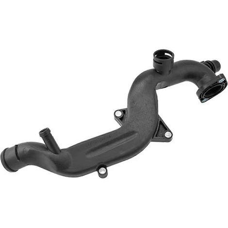 Tuyau de liquide de refroidissement pour voiture, cylindre en bakélite, tuyau d'eau supérieur 06E121045AS Noir (1/5)