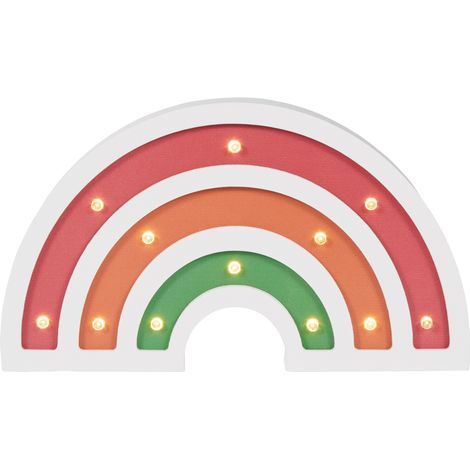 Litecraft Glow Rainbow Table Lamp LED Children's Lighting - Multi Coloured (1/5)