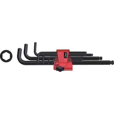 Wera Set de clés hexagonales métal 9 pièces