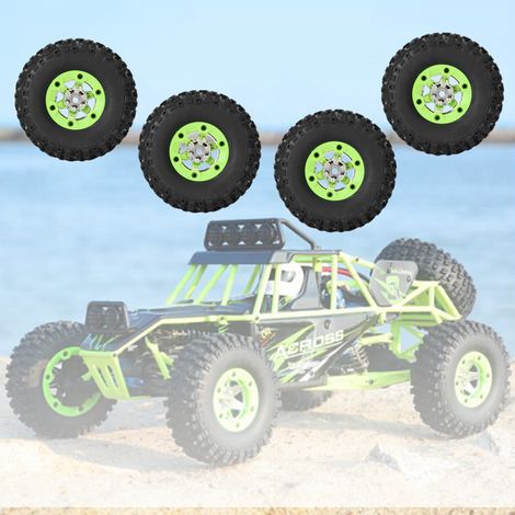 Pneus et roues pour voitures RC 1/12, pièces détachées pour modèles Wltoys 12428 et 12423 (pneu gauche et droit, 4 pièces) (1/5)