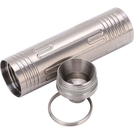 Flacon cylindrique étanche TL-SC005 pour pilules, antirouille et étanche, pour usage extérieur. (1/5)