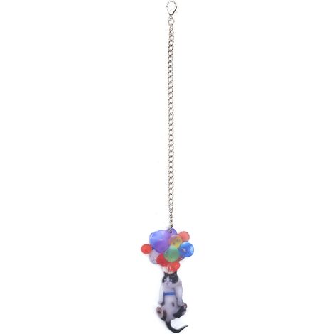 Charme pendentif chat volant en forme de ballon, décoration mignonne pour intérieur de voiture (1/5)