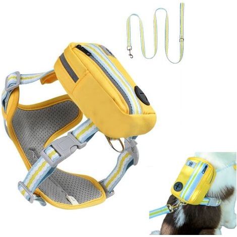 [JAMAIS UTILISÉ] Laisse pour chien avec sac à dos (1/4)