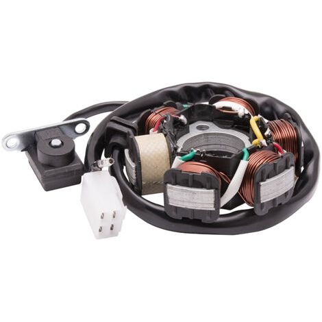 Universal spark plug kit for non-magnetic engines: 6 coils + 5 wires for 50cc 4-stroke mopeds (1/2)