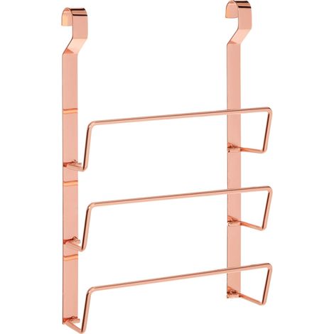 Premier Housewares Sorello Rose Gold Hanging Pan Lid Rack (1/5)