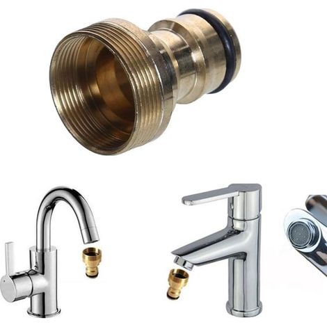 Universeller Küchenarmaturanschluss Schlauchadapter Schlauchverbinder Küchenarmaturanschluss Adapter Wasserrohranschluss Reduzierkopf Tropfstopp (1/5)