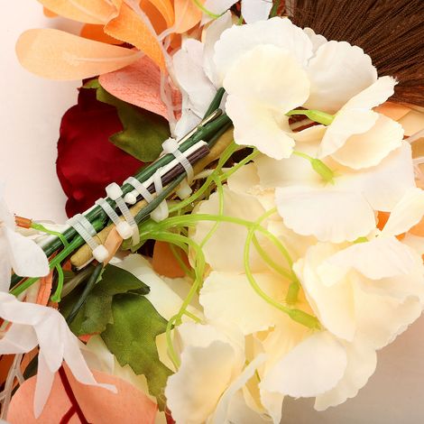 Arche de décoration de mariage fleurie, panneau d'eau de bienvenue, guirlande de fleurs artificielles (1/5)