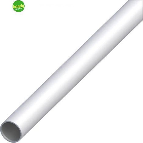 Alfer Profilo Tubo Tondo Alluminio Argento Satinato Ø Mm. 25X1 Mt. 1 - 5 Pz (1/2)