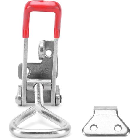 Serrure à levier réglable en inox SD GH‑4003‑SS, capacité de maintien 600 kg / 1323 lb, fermoir robuste pour usage intensif (1/5)