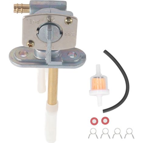 Interrupteur de réservoir de carburant, remplacement du robinet de carburant en alliage d'aluminium pour Suzuki LT 80 1987‑2006 pour moto. (1/5)