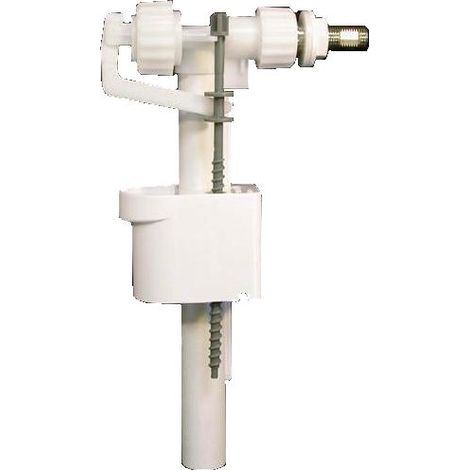 Uni T360796 WC-Spülkasten-Füllventil ab 05/13 – Weiß – Kunststoff/Messing – Für Niedrig- oder Hochspülkästen – Einstellbare Wassermenge/Teile (1/5)