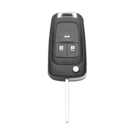 guscio per chiave auto opel/chevrolet 'hu100ars8' 3 bottoni
