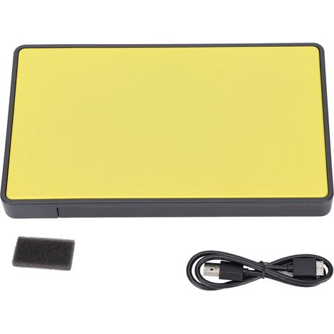 USB 3.0 Festplattengehäuse mit intelligenter Ruhezustandsfunktion und Schaumstoffschutz für Festplatten – WinYellow-kompatibel (1/5)